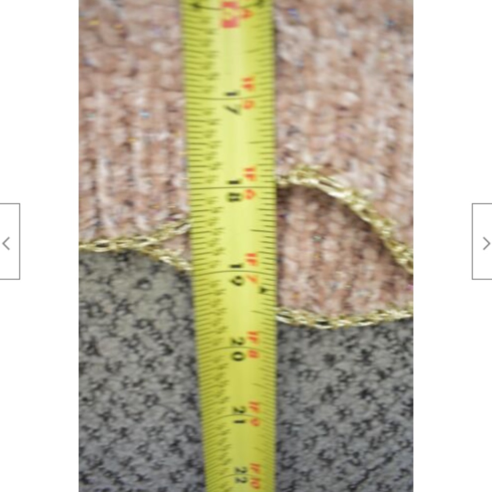 Yaira Beige Mauve Chenille Sweater Small - Picture 10 of 12